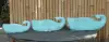 Product image 6 of the product “Whale, wood in turquise. Set of 3; Size L: 48x20x22cm H, Size M:38x18x18cm H, Size S: 30x12x13cm H. ”
